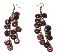 Сережки "Гудзики